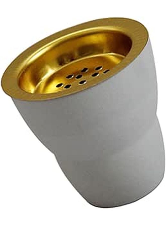 Gray Portable Ceramic Handheld Incense Burner Aromatherapy Censer Middle Eastern Style Home Decor - Image 1