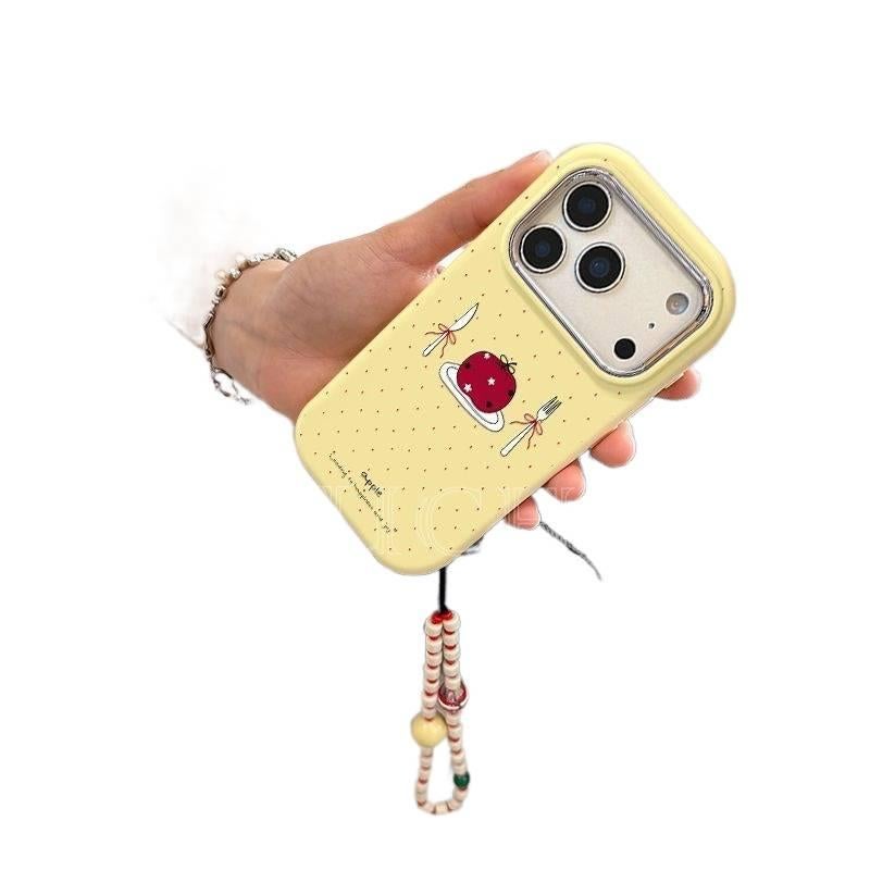 غطاء واقي | حماية من السقوط | حبل تعليق | مقاوم للصدمات لـ iPhone 14 / 14 Plus / 14 Pro / 14 Pro Max | Knife Fork Apple - Image 4