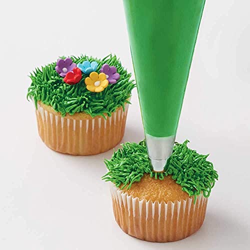 Kosh Standard Size Stainless Steel Grass Nozzle Icing Nozzle Leaf Piping Nozzle Icing Tip Pastry Tips Cup Cake Decorating Baking Tools Bakeware Create Leaves - - (Grass Nozzle) - Image 5
