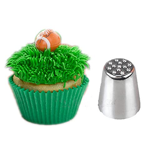 Kosh Standard Size Stainless Steel Grass Nozzle Icing Nozzle Leaf Piping Nozzle Icing Tip Pastry Tips Cup Cake Decorating Baking Tools Bakeware Create Leaves - - (Grass Nozzle) - Image 4