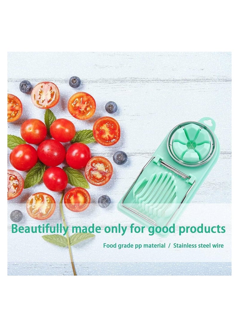 VIO Egg Slicers Egg Cutter Egg Piercer Boiled Egg Slicer Boiled Egg Cutter Kitchen Gadget Peach  - Image 4