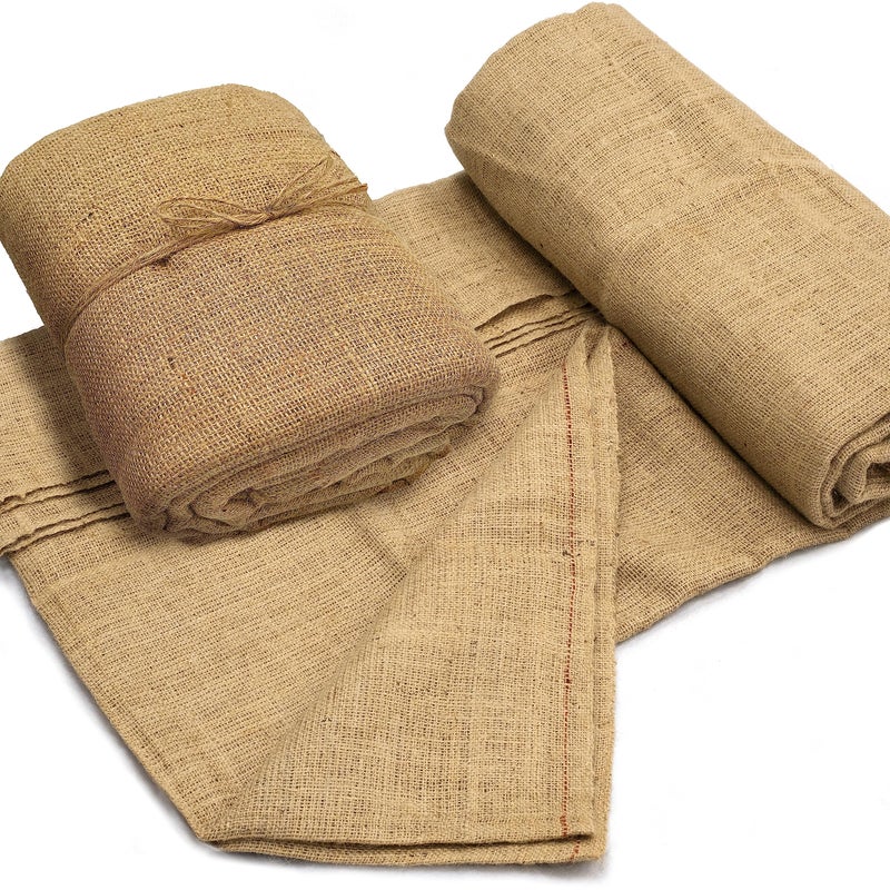 Burloptuous 40 x30 Feet Gardening Burlap Roll Multipurpose Natural Burlap Fabric High Density Jute Fiber Material for Decorations Center Pieces for Home Rustic Party Dcor