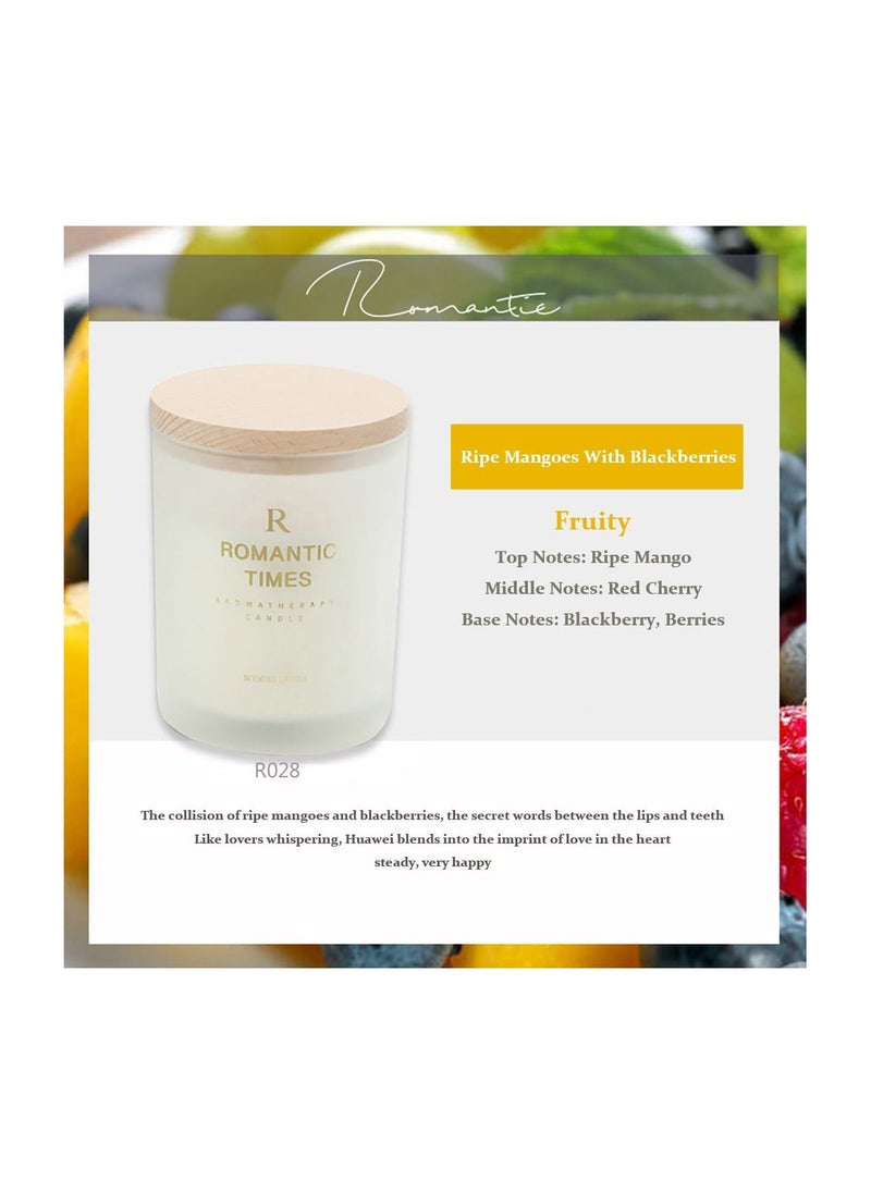 ROMANTIC TIMES - Essential Oil Scented Candle Household Soy Wax Scented Mosquito Repellent Gift Scented Candle - Image 1