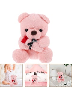 l'elefante 40cm Cute Plush Teddy Bear with Rose – Soft Stuffed Animal Toy for Valentine’s Day, Anniversary, Birthday, Romantic Gift for Girlfriend, Wife, Kids – Kawaii Hugging Bear for Decoration, Surprise Gift for Girls & Boys  - Image 2