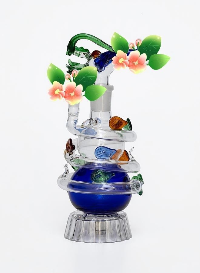 Glass Home Decorative Heat Resistant Oil Lamp Vase 