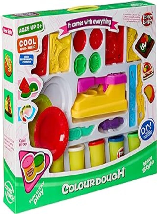 Funny Lucky Dough Playset - Multi Color