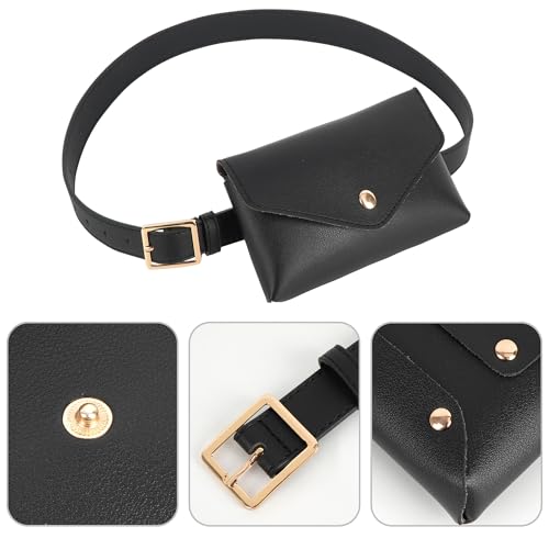 Lobagve Women Mini Envelope Flap PU Leather Belt Waist Bag Handbag Clutch Cell Phone Pouch Coin Purse - Image 5
