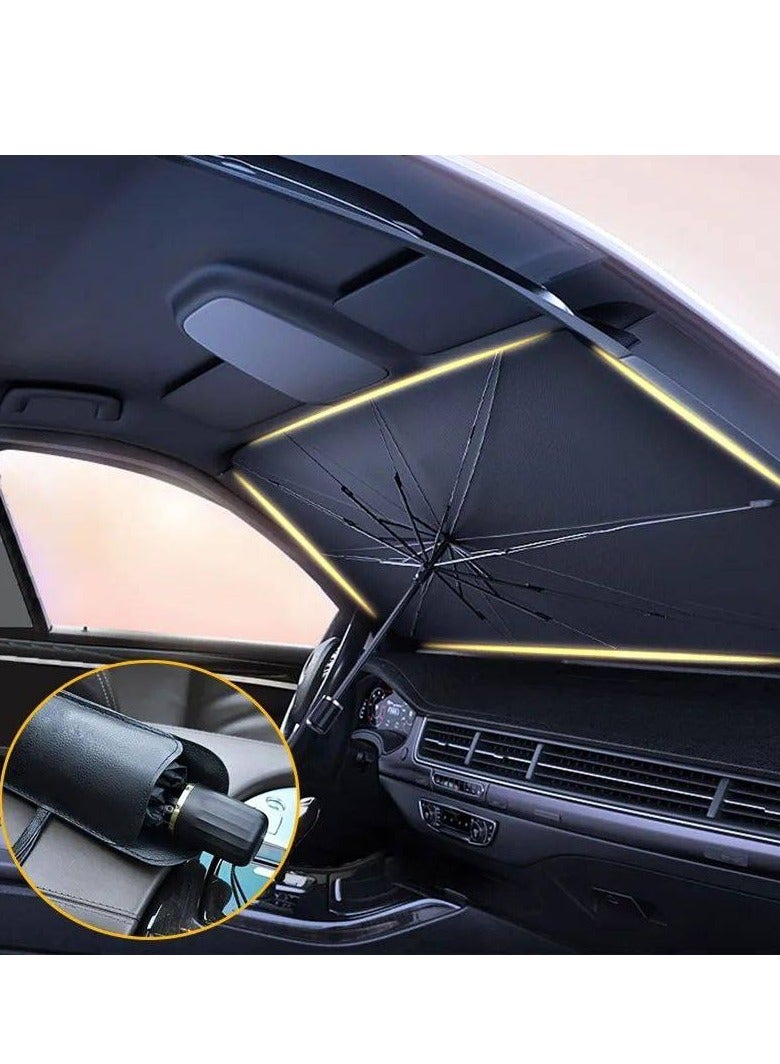 شو وو مظلة شمسية قابلة للطي لزجاج السيارة الأمامي - Image 3