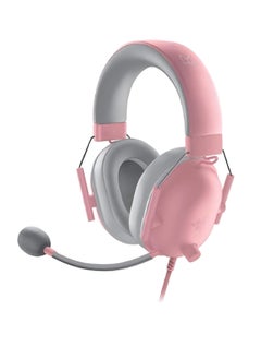 RAZER BlackShark V2 X Gaming Headset, 7.1 Surround Sound Capable, TriForce 50mm Drivers, 3.5mm Jack, Breathable Memory Foam Cushion, For PC, PS4, Nintendo Switch, Quartz Pink | RZ04-03240800-R3M1  - Image 1