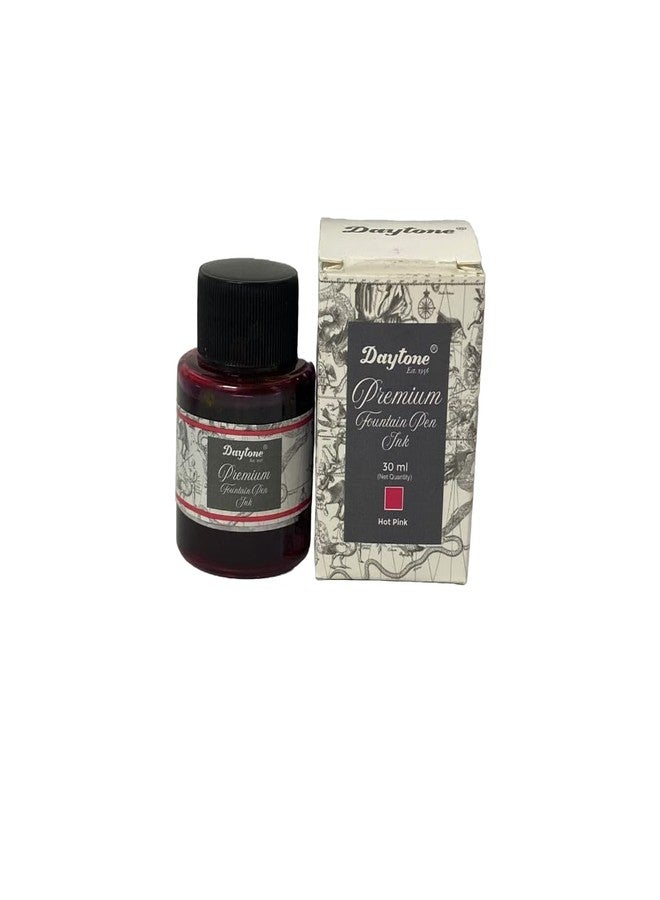 Daytone Premium Fountain Pen Ink (Hot Pink, 30 ml Bottle) - Image 3