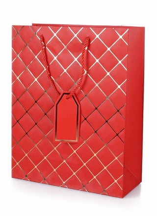Luxury Large Paper Gift Bag - Red