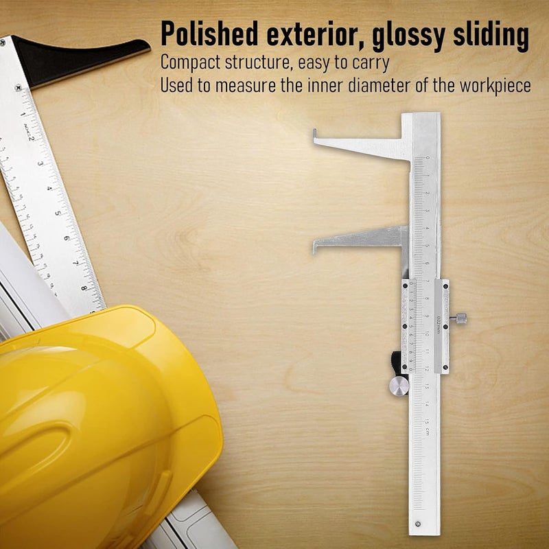 Digital Caliper Carbon Steel Vernier Caliper 6 Inch Measuring Tool for Metalworking - Image 4