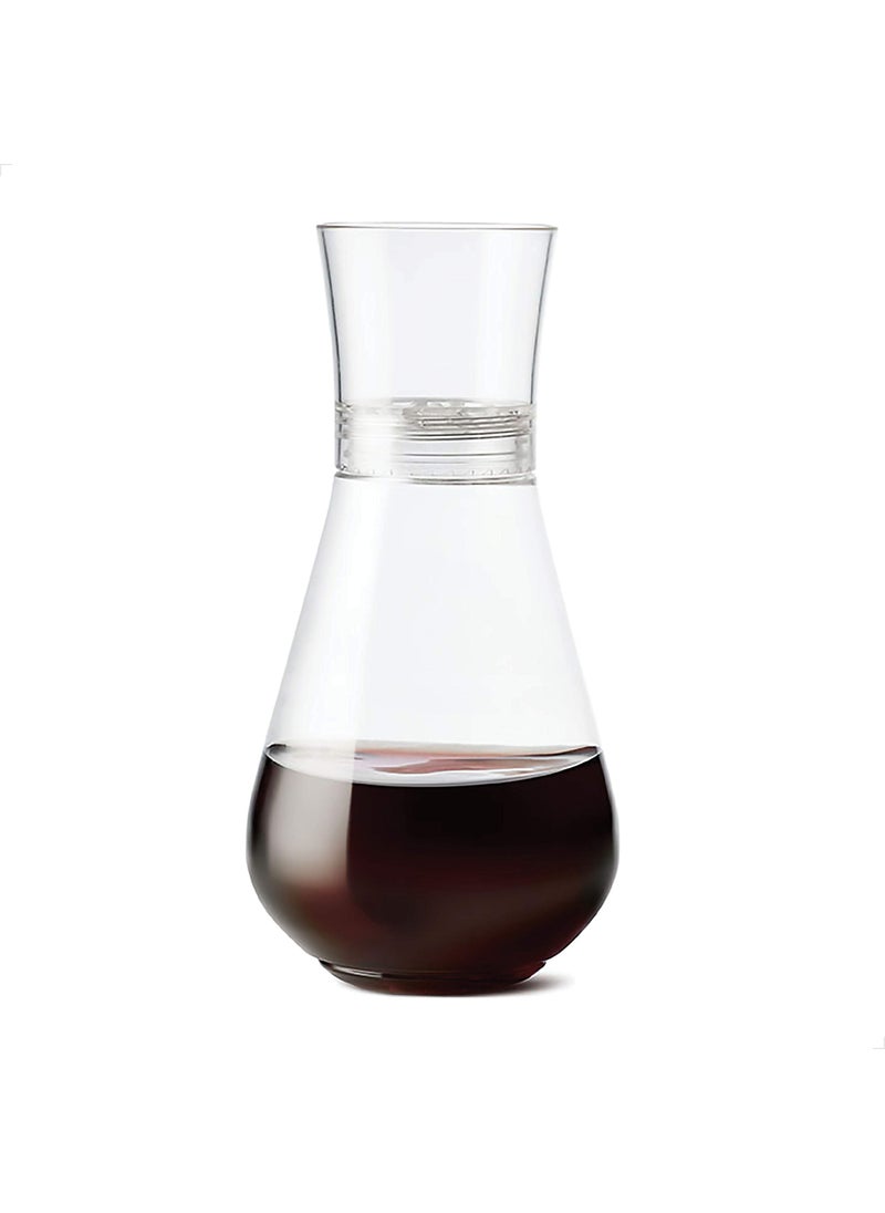 TOSSWARE TOSSWARE POP 28oz Set of 1 Premium Quality Recyclable Unbreakable  Crystal Clear Plastic Aerating Decanters 