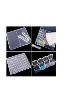 Y&D Storage Box, 56 Grids Diamond Painting Boxes Organizer Plastic 5D Embroidery Box for Sewing, Nail Diamonds, Accessories  - Image 2