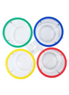 SYOSI 16oz Bullet Cups Compatible with Magic Bullet Blender 250W MB-1001, Includes Colored Lip Rings, Pack of 4  - Image 3