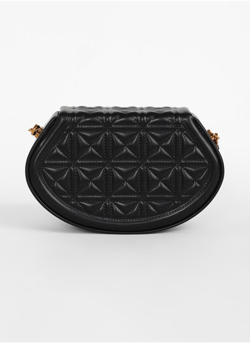 The Quilted Curve Sling Bag - Midnight Black - pzsku/ZB9AC64B22E7025664A3AZ/45/_/1741336179/58a3f012-a6e2-4f7f-97b3-908197210374