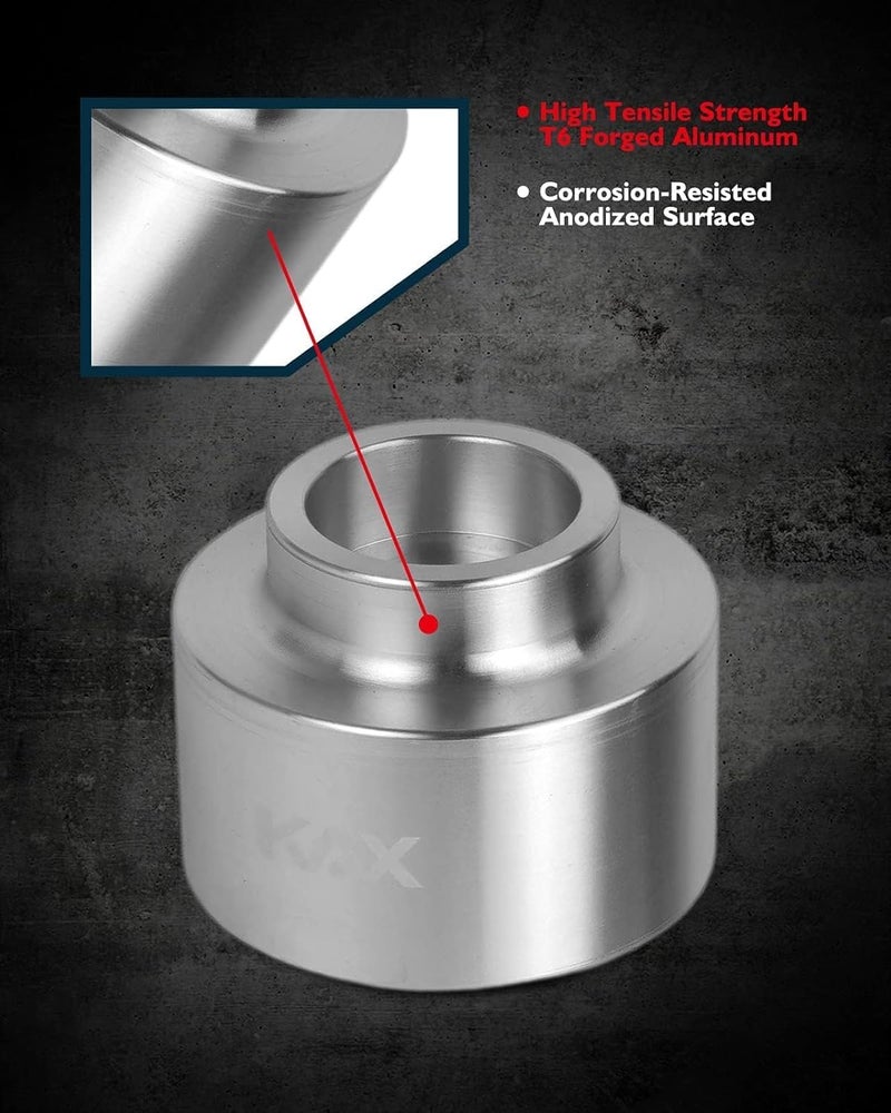 KAX 2" Rear Lift Coil Spring Spacers Leveling Kit for 2011-2023 1500, 2000-2020 Tahoe, 2000-2014 Suburban 1500, 2015-2020 Suburban, 2002-2006 Avalanche 1500, 2009-2010 Ram 1500 - Image 3