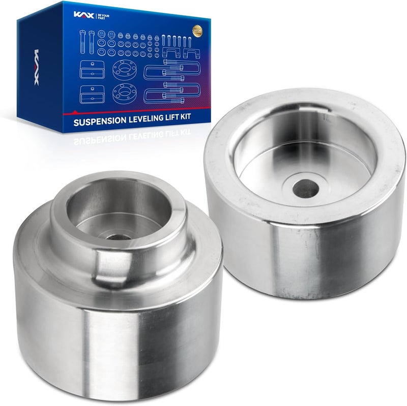 KAX 2" Rear Lift Coil Spring Spacers Leveling Kit for 2011-2023 1500, 2000-2020 Tahoe, 2000-2014 Suburban 1500, 2015-2020 Suburban, 2002-2006 Avalanche 1500, 2009-2010 Ram 1500 - Image 1
