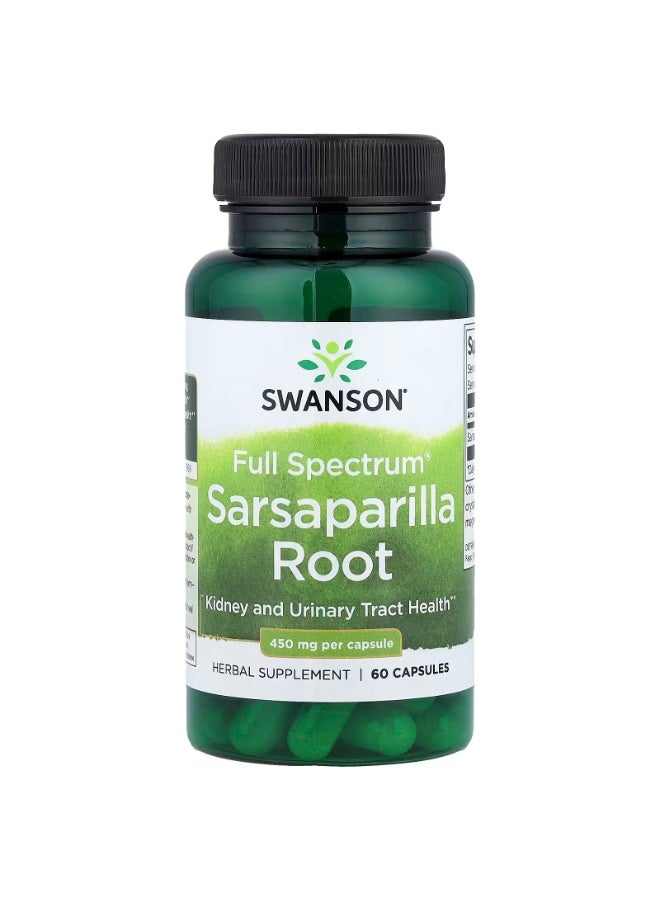 Full Spectrum® Sarsaparilla Root, 450 mg, 60
