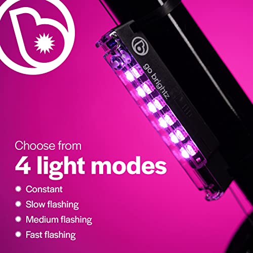Brightz GoBrightz LED Bike Frame Light, Pink - Cool Underglow Bike Light for Riding at Night Bicycle Scooter Stroller Stocking Stuffers for Boys Girls Teens Ages 5 6 7 8 9 10 11 12 13 - Image 3
