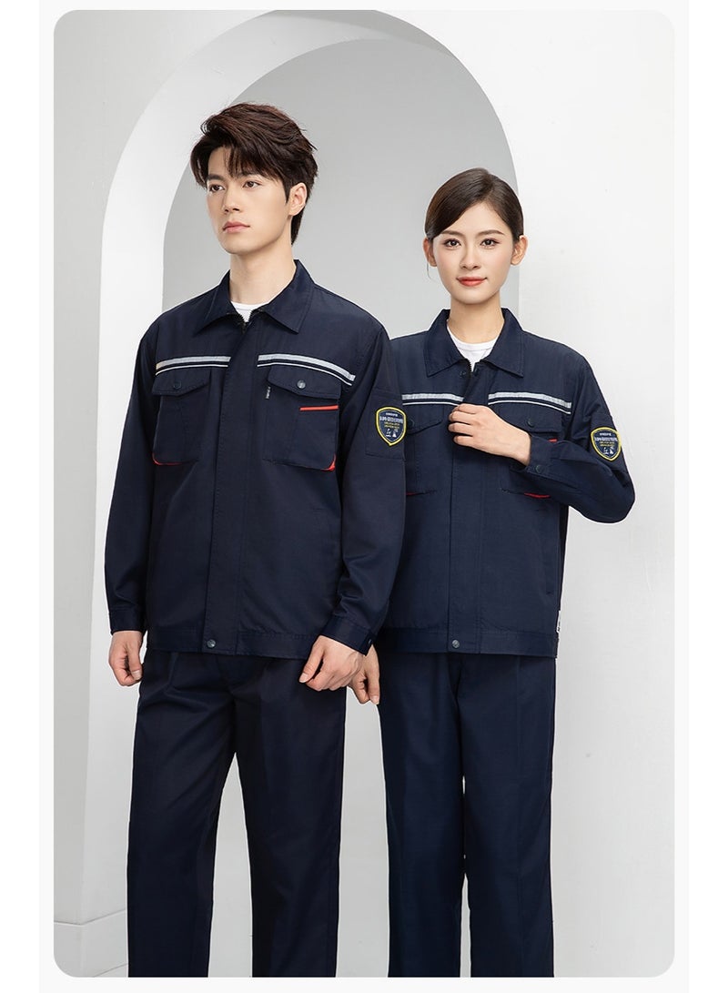 NIBEMINENT Thin Suit Wear-Resistant Breathable Auto Repair Work Clothes Welding Suit Electrician Anti-scald Work Clothes - Image 1