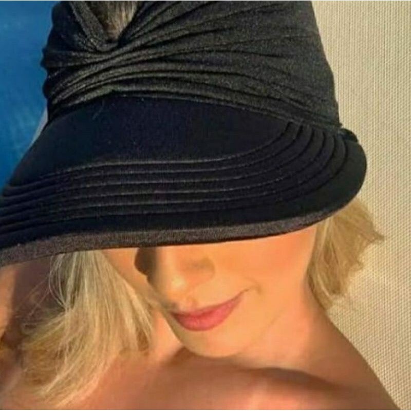 Summer Sun Hat Women Brazil UV Protection Large Brim Elastic Hat - Image 3