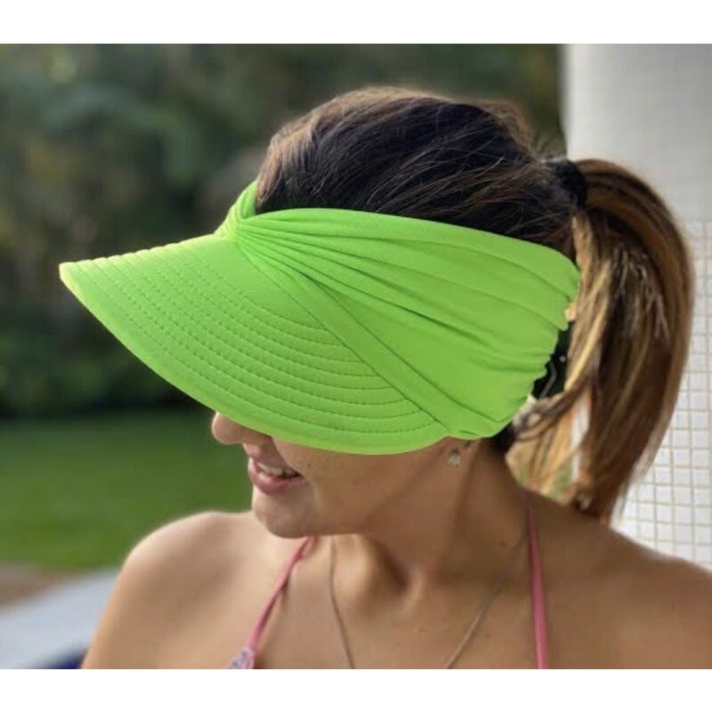 Summer Sun Hat Women Brazil UV Protection Large Brim Elastic Hat - Image 2