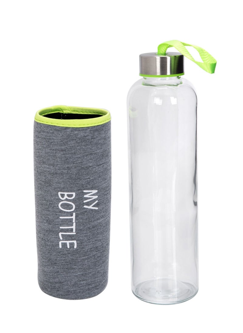 Glass Drinking Bottle, Leak Proof Lid, Best as Reusable Drinking Bottle, Juice Beverage Container, 600ml - pzsku/ZB9ACBB44C036D54E26EDZ/45/_/1691669592/79e5d193-2fbb-4dbf-b747-14aa7fee6400