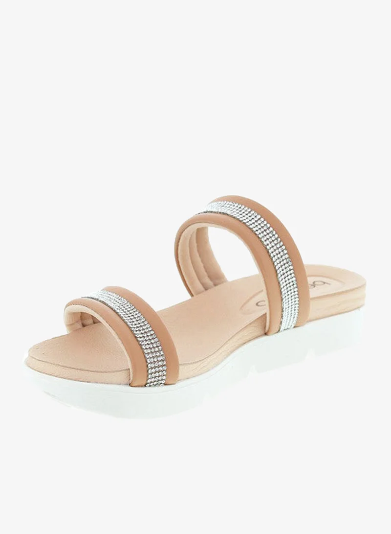 بيرا ريو صنادل مسطحة للنساء - صنادل مسطحة أنيقة ونعال مسطحة مريحة للسيدات