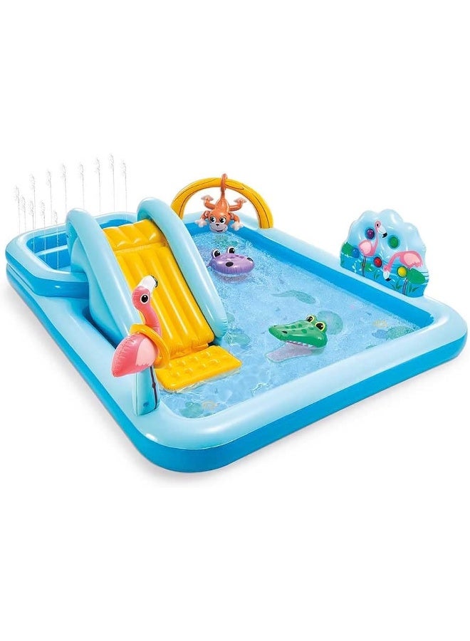 Intex 57161Np- Water Play Center - Jungle Adventures 244x198x71cm - Image 1