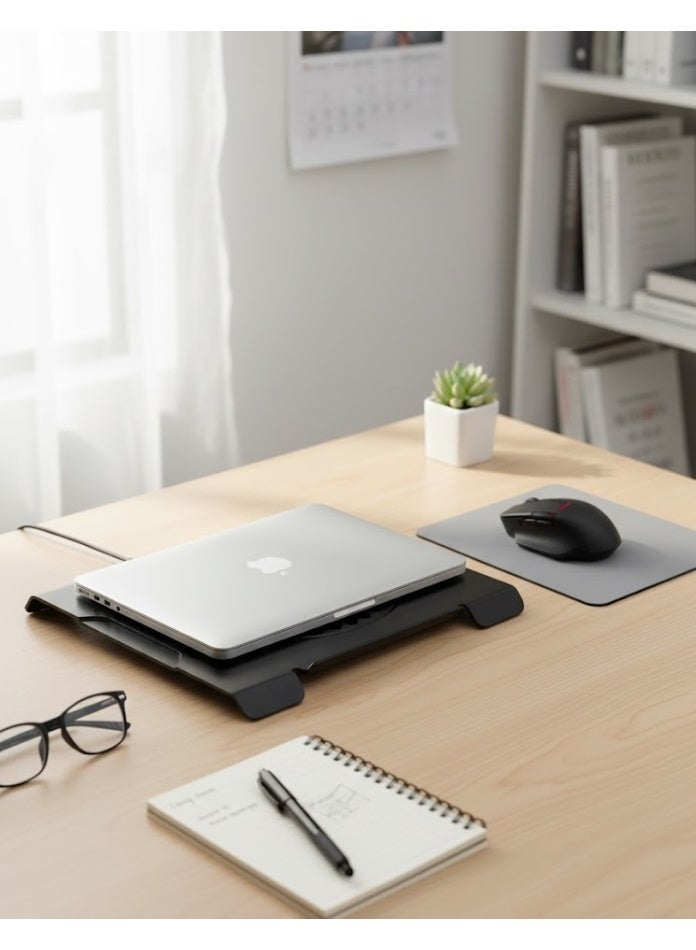 CMC3 Laptop Cooling Pad with Large Fan and Ergonomic Typing Design – Black - Image 5