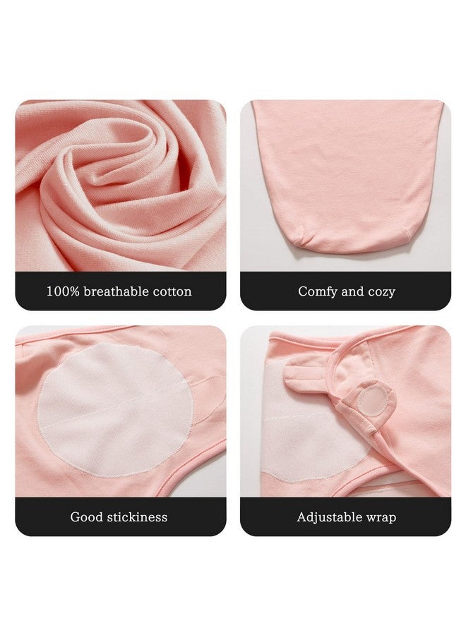 Little Tots Swaddle Blanket for Baby Girl Boy Easy Change Infant Wrap 3 Pack Adjustable Sleep Sack for Newborn Babies 0-3 Month (Star and Rabbit) - Image 3
