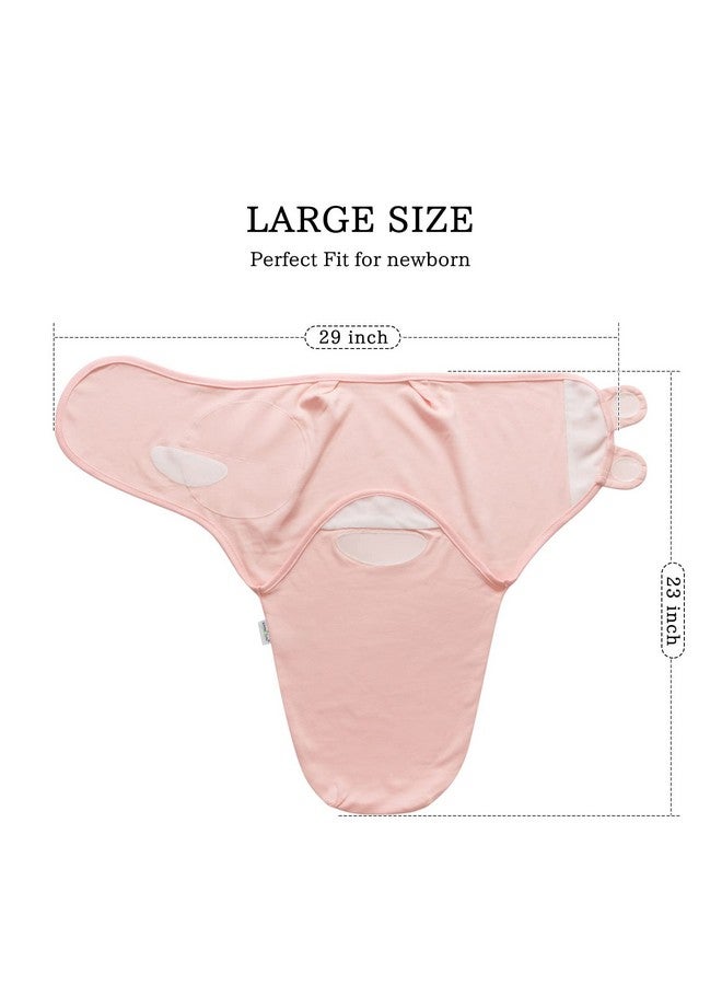 Little Tots Swaddle Blanket for Baby Girl Boy Easy Change Infant Wrap 3 Pack Adjustable Sleep Sack for Newborn Babies 0-3 Month (Star and Rabbit) - Image 4