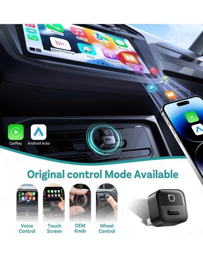 أوتوكاست محول لاسلكي لـ CarPlay و Android Auto 2026 - التوصيل والتشغيل، إعادة اتصال تلقائي سريع - Image 5