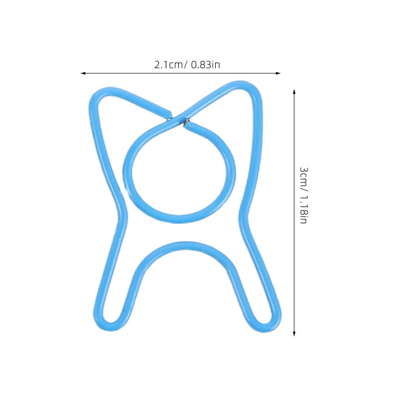 100 Assorted Color Tooth Shaped Paper Clips Small Size Plastic Novelty Clips For Office School Scrapbooking And Planner Organization - Image 3