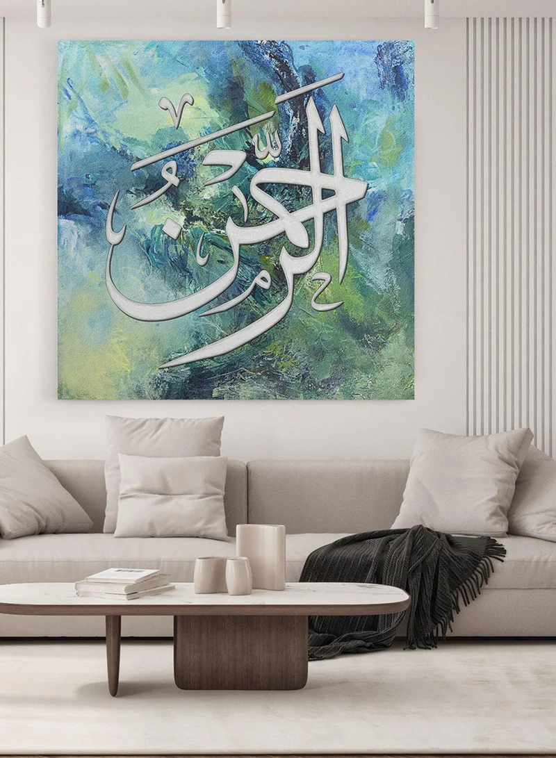 LOWHA Canvas Wall Art Stretched Over Wooden Frame with Arches Retro Style Art Pattern Painting