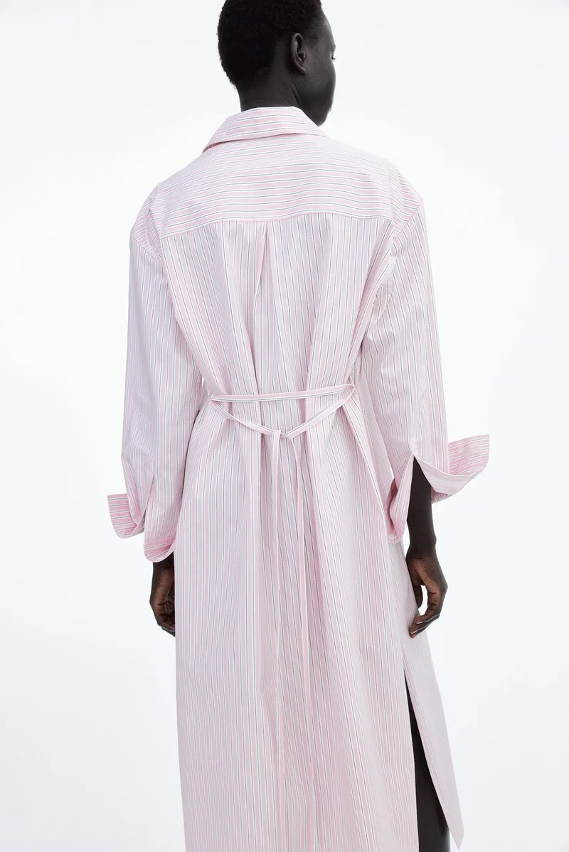 H&M Tie-belt shirt dress