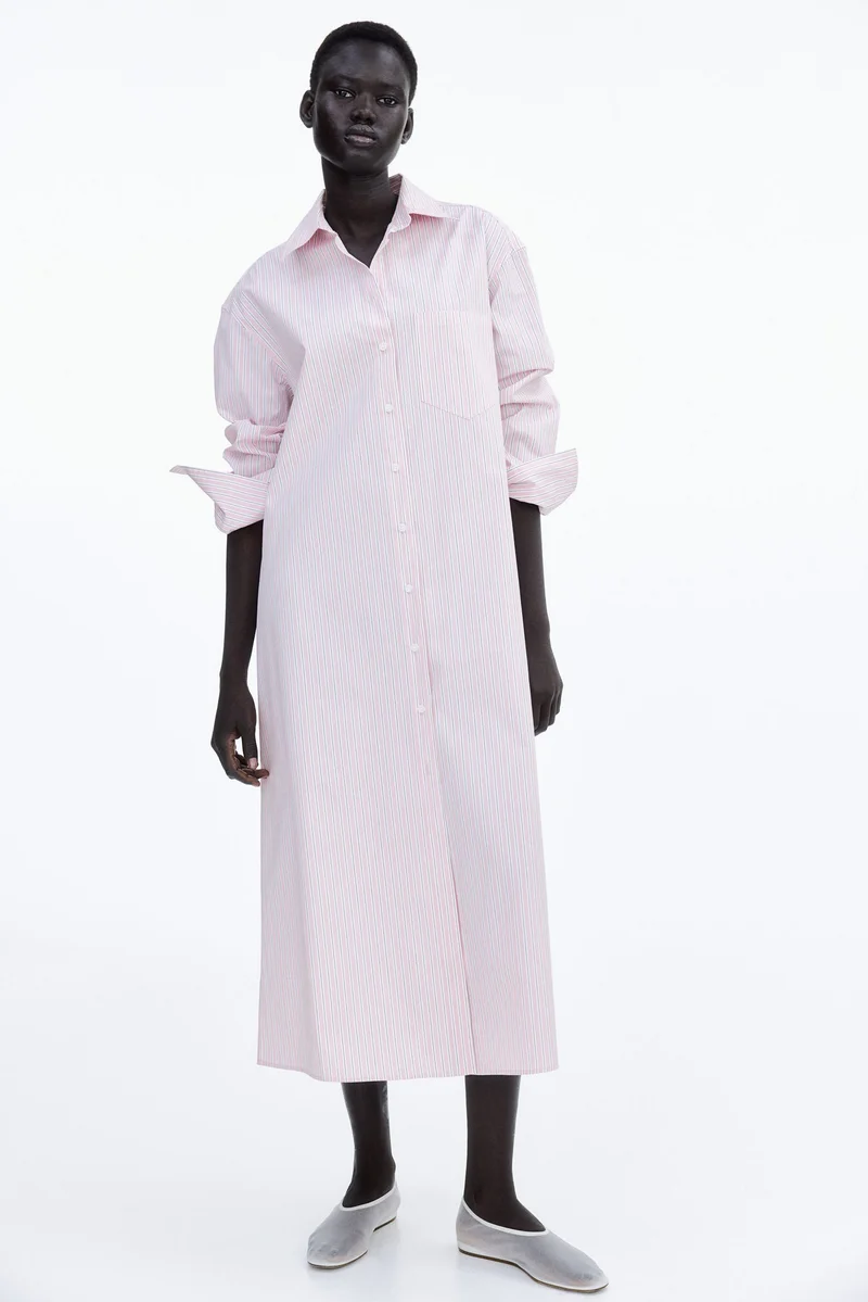 H&M Tie-belt shirt dress