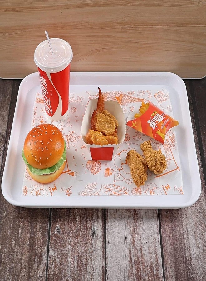 PAUL SONS Hospitality Modern White Acrylic Rectangular Serving Tray (12"x10", 1, Count) - Image 3