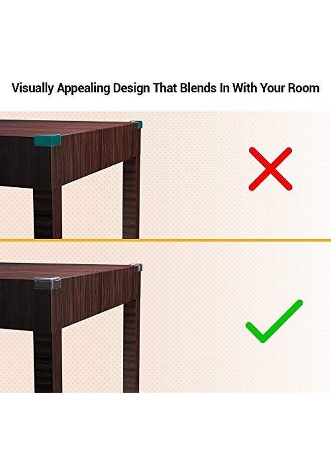 Skyla Homes Clear Corner Protectors ; High Resistant Adhesive Gel ; Best Baby Proof Corner Guards ; Stop Child Head Injuries ; Tables Furniture & Sharp Corners Baby Proofing (20Pack)  - Image 5