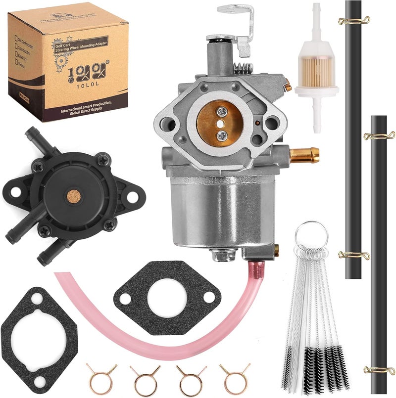 10L0L Carburetor Kit for Club Car DS Precedent Turf Carryall Golf Cart 1996-UP with Kawasaki FE350 Engine - Image 1