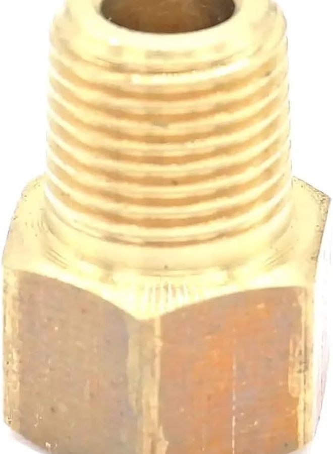 Brass 1 8 NPT Male To BSPP Female Pipe Fitting Connector For Pressure Gauge Air Gas Fuel Water - Image 1