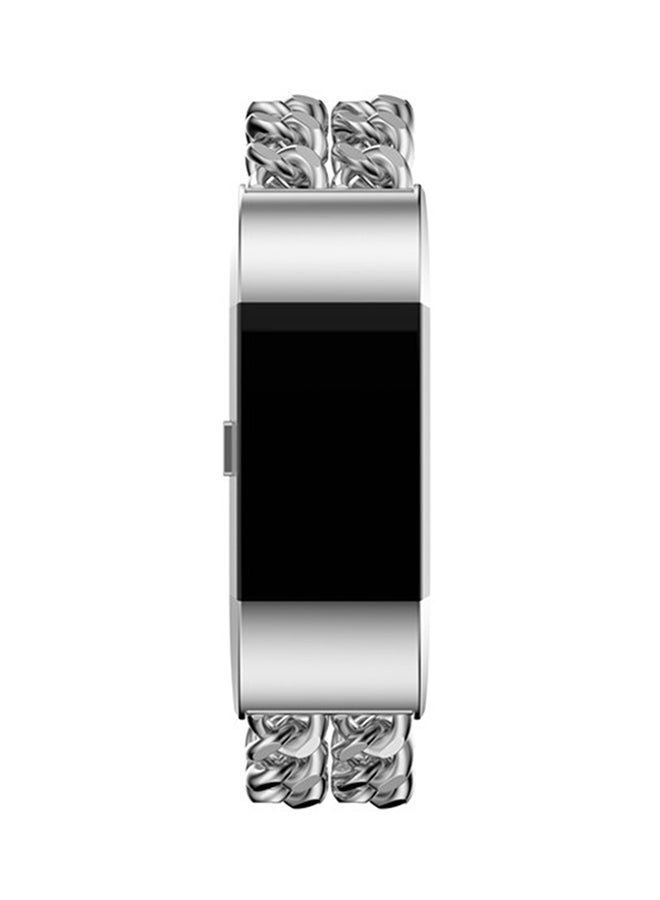 آيسانك سوار قابل للاستبدال لساعة الشحن فيتبيت 2 فضي - Image 4