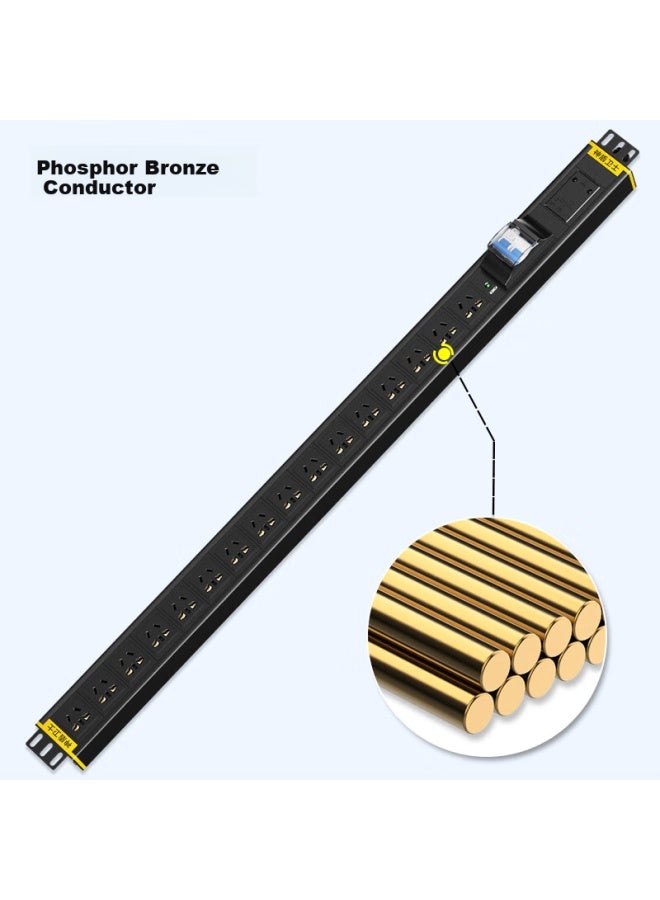 Sdws Pdu Cabinet Socket, 16-position 10a Plug, High-power Power Strip, New National Standard Circuit Breaker, Dual P Vertical Industrial Connector Box, Without Wire, Sv062spb - Image 4