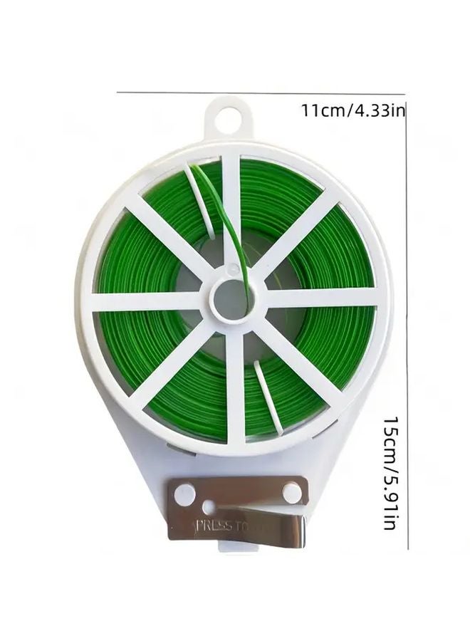 1968.5 مجموعة ربط حديقة بوصة شريط نباتي بلاستيكي أداة تثبيت كرمة التسلق الخارجية - Image 4