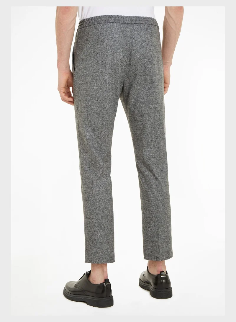 CALVIN KLEIN Essential Flannel Tapered Pants