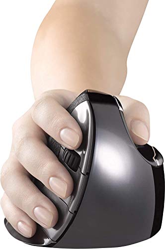 Evoluent Mouse VMDLW - VerticalMouse D, Right Hand Ergonomic Design, Evoluent Vertical Mouse D Large with Wireless Connection for Laptop and PC, Plus Jestik Microfiber Cloth - Image 5
