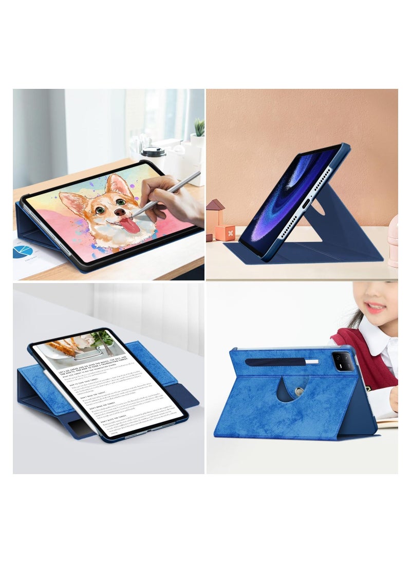 Generic - Case Compatible with Xiaomi Pad 6 Tablet 11.0 inch Released 2023 Multi-Angle Stand Cover for Mi Pad 6 Pro Tablet 360° Adjustable Swivel - Image 1