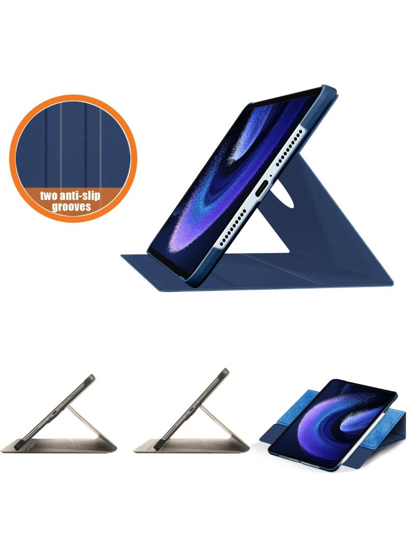 Generic - Case Compatible with Xiaomi Pad 6 Tablet 11.0 inch Released 2023 Multi-Angle Stand Cover for Mi Pad 6 Pro Tablet 360° Adjustable Swivel - Image 1