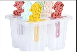 HASIZITY 6 Grid kulfi ice Tray Reusable Ice Pop Makers Homemade Popsicle Frozen Ice Cream Moulds Tray Kulfi Candy Ice Lolly Mold for Children Adult Kulfi Maker Set Multi Color - pzsku/ZB9AD7A35FCE4BD82542FZ/45/1748265783/66701555-c026-4dce-8db3-b0d76501f588